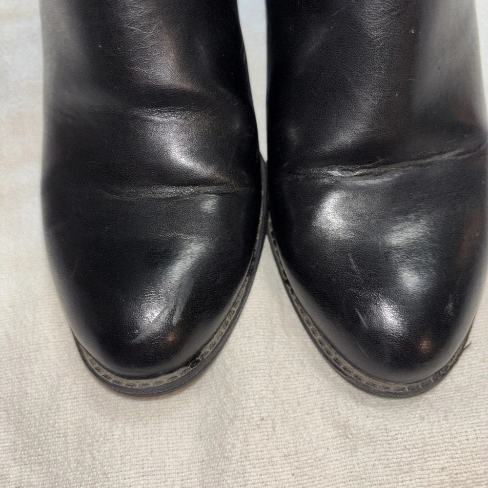 Eurosoft Sigourney Woman's 8M Ankle Boots Black Snakeskin‎ Texture Office